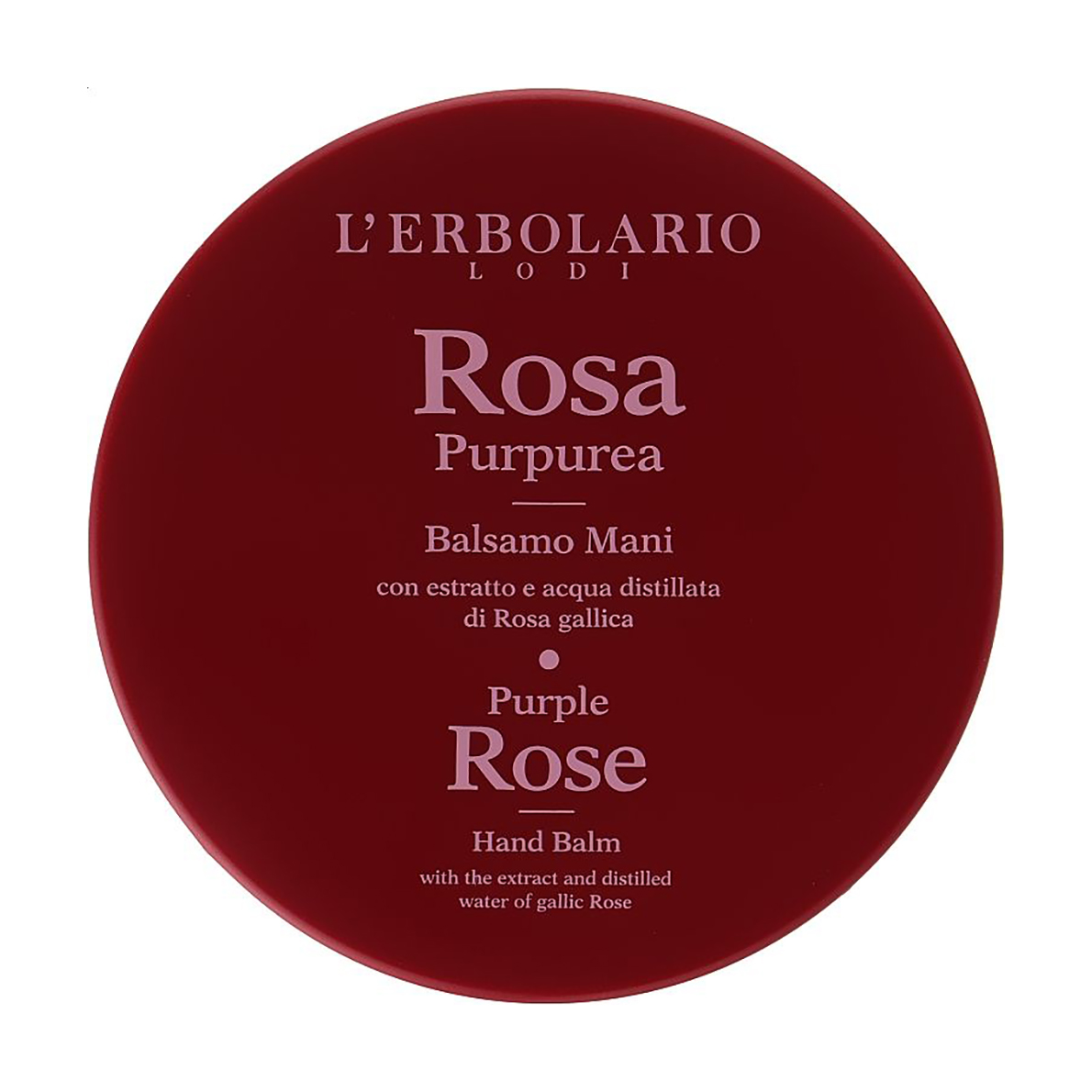 Інтенсивний зволожувальний бальзам для рук L'Erbolario Purple Rose Hand Balm Пурпурна троянда, 75 мл