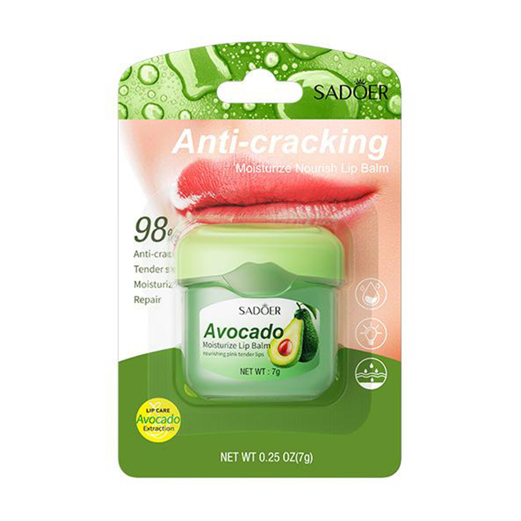 Зволожувальний бальзам для губ Sadoer Moisturize Lip Balm, Aloe, 7 г